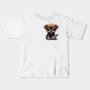 Animals with knives Kids T-Shirt